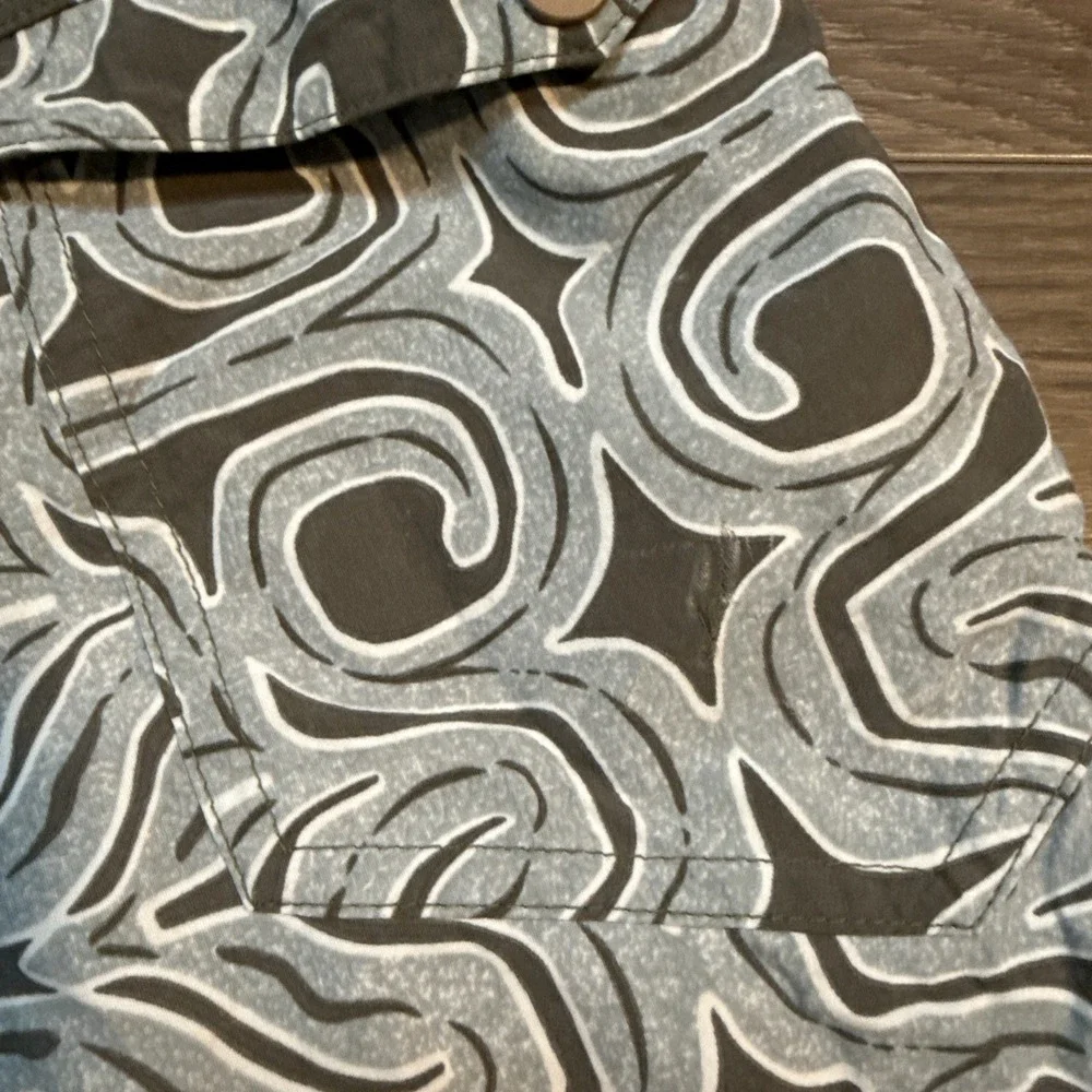 Vintage Patagonia Shorts Men 33 Pataloha Aztec‎ Swirl Wave Swim Board Trunks 90s